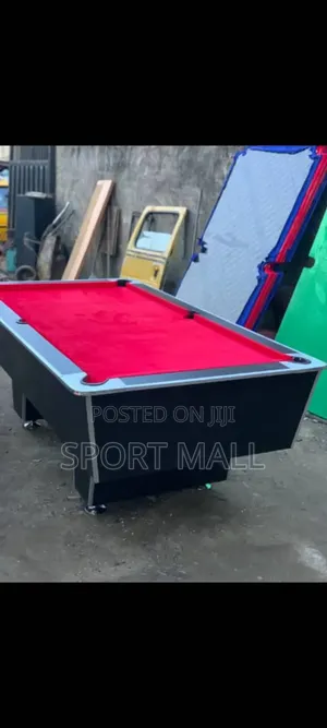 7ft Local Snooker Board (Red) With Accessories