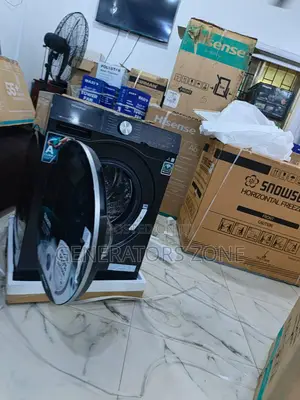 Hisense Wm 5s1245bb-Wd Synchronized Wash-Dry Cycle Machine-12kg