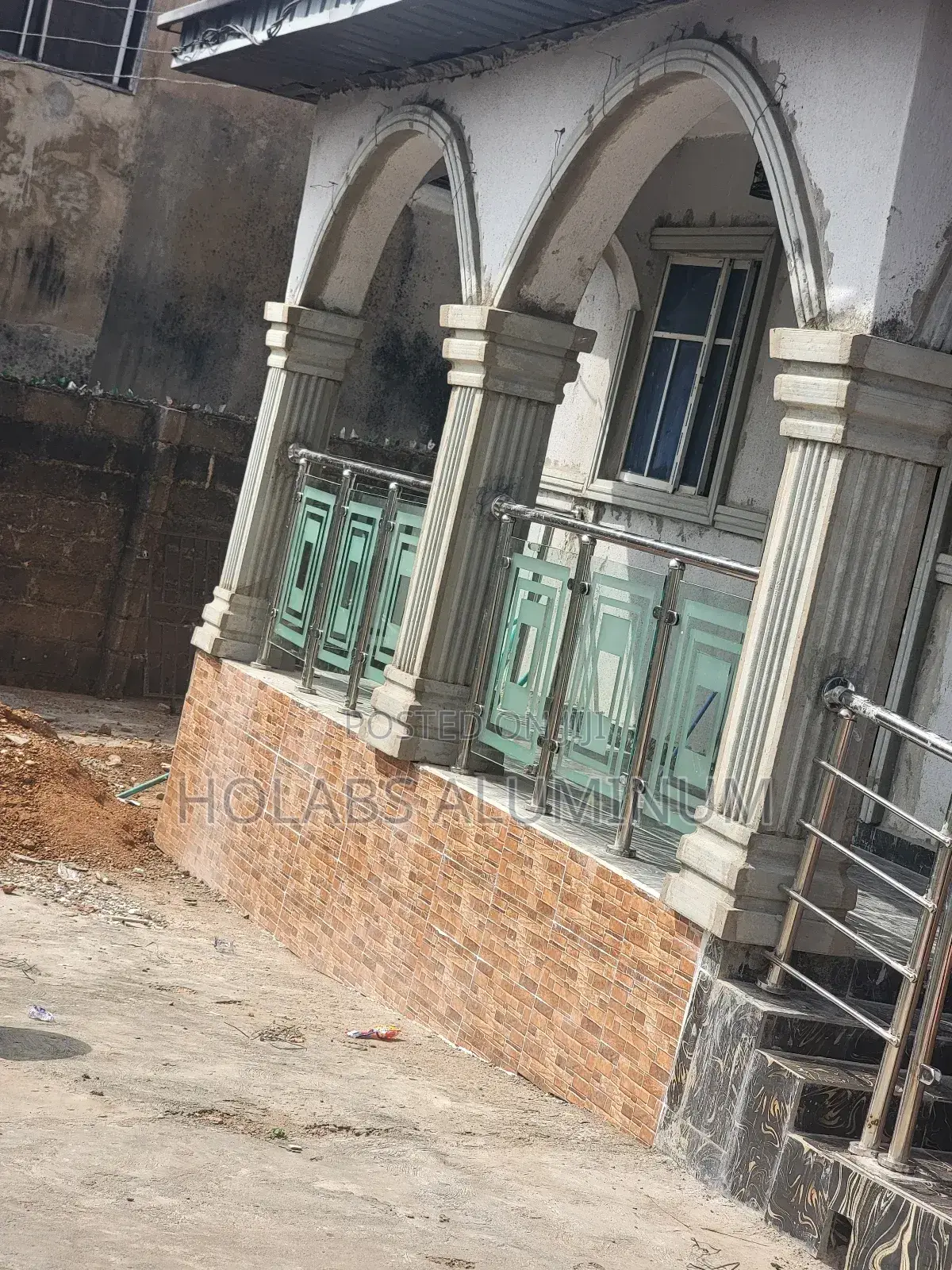 Font Handrail Glass