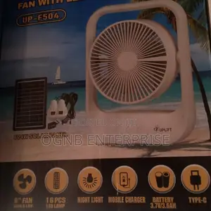 Up-F504 8'' 3 in 1 Rechargeable Fan