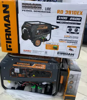 Original Firman Rd 3910ex 3.1kva Rugged Gen – Low Fuel Consumption