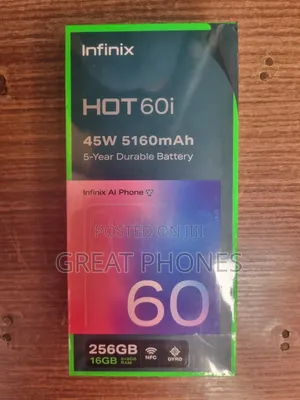 New Infinix Hot 60i 256 GB