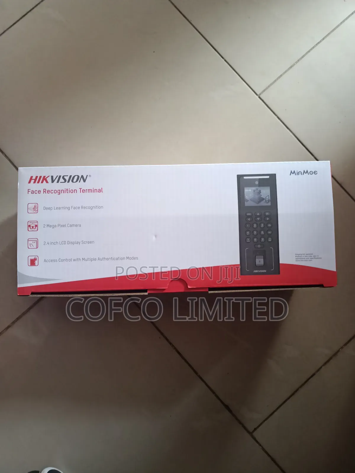 Hikvision Minmoe Face Recognition Terminal.