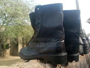 Black Military Boot