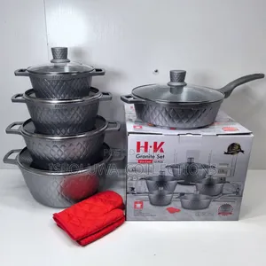 Hk Granite 12-Piece Set 
Available in Black, Grey and Gold Colours