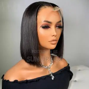SDD Bone Straight 4*4 Bob 150% 10inch Human Hair Straight Wig