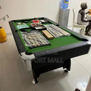 7ft Complete Accessories Snooker With Cover
