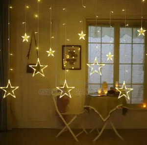 Star Curtain Christmas Light