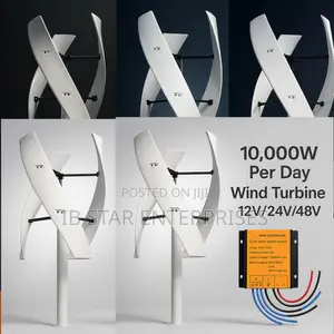 Escape the Energy Trap: Buy 10,000w Per Day 48v Vertical Wind Turbine