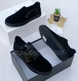 Original Berluti Paris Black Suede Sneakers