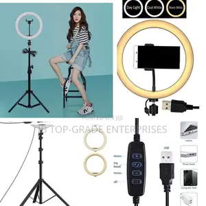 Maximize Your Visual Appeal With 13-Inch Ring Light 2.1 Meter Tripod