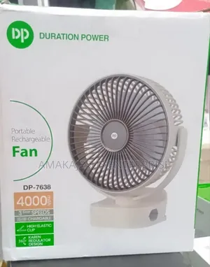 Dp 4000mah Portable Rechargeable Clip Fan - Dp-7638