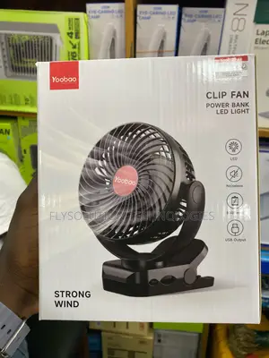 Yoobao F8 Clip Fan With an 8000mah Rechargeable Battery