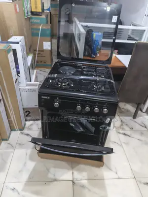 Uk Used Standard! Scanfrost 4-Burner Gas Cooker 60x60 With Oven – Bran
