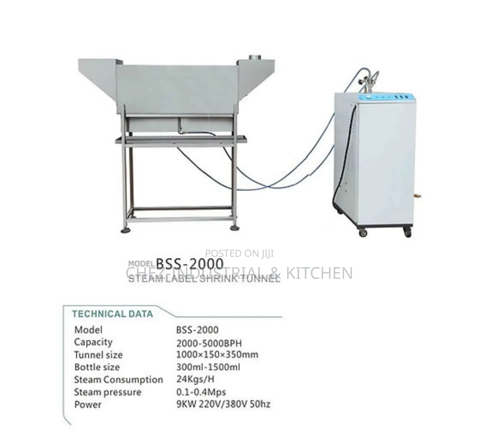 Steam Labelling Machine