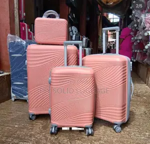 High Quality Solid Set Of 4 Rubber Luggage Traveling Box