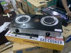 Qasa Infrared Gas Cooker With Double Burners – QGC-2bg