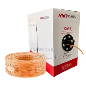 Hikvision Cat6 Pure Copper CCTV Networking Cable - 305m