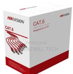 Hikvision Cat6 Pure Copper CCTV Networking Cable - 305m