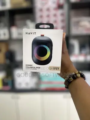 Havit Sk868bt RGB Waterproof Ipx7 Bass Speaker | Goddafi Stores