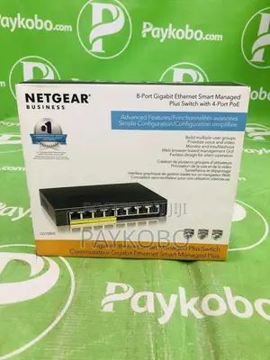 Netgear Gs108pe 8 Ports Gigabit Ethernet Smart Managed