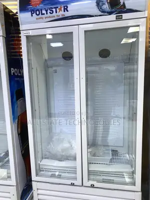 Polystar 363l Double Door Refrigerator for Business Use