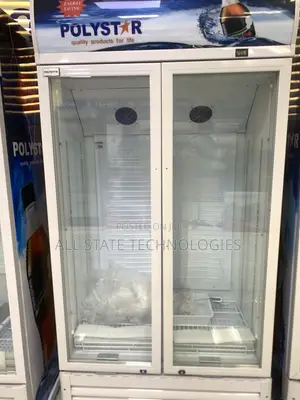 Polystar 363l Double Door Product Display Refrigerator