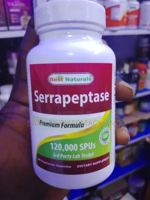 Best Naturals Serrapeptase 120,000 Spus - 90 Capsules