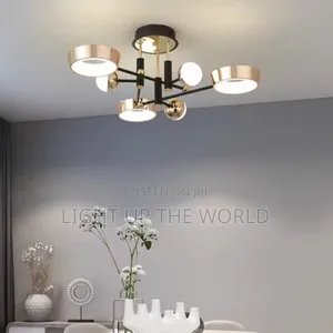 Chandelier by 3 Globs 3 Led Inside Open