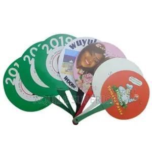 Branded PVC Hand Fan for Wedding Souvenir or Guest Gift