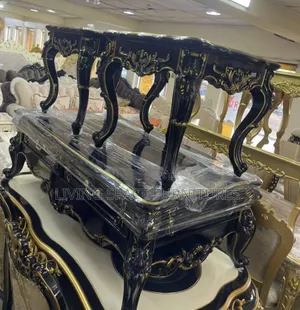 Exotic Royal Center Table With Two Side Stools