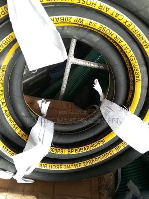 3/4 Cat Black/Yellow Line Air Hose. Length:50meters