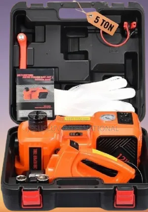 Powerful ‎3 in 1 Auto Electric Floor Jack 5 Ton, Pump Impact Wrench