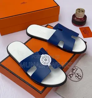 Hermes Leather Slipers 40-46 Available