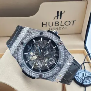 Luxury Hublot Leather Strap Crystal