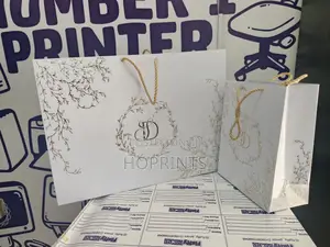 Paper Bag With Foil Print