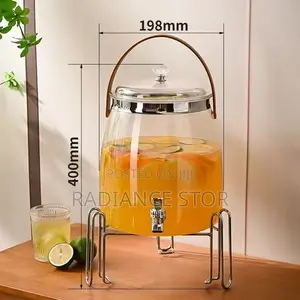 3.8 Liters Clear Juice Dispenser With Stand