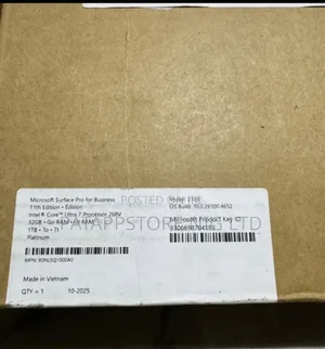 New Microsoft Surface Pro 11th Edition, a Copilot+ PC 32GB SSD 1T