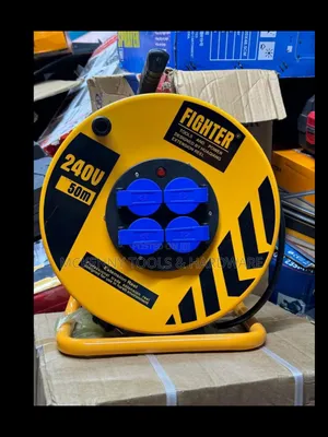 50m X 2.5mm Fighter Tools Industrial Extension Reel,