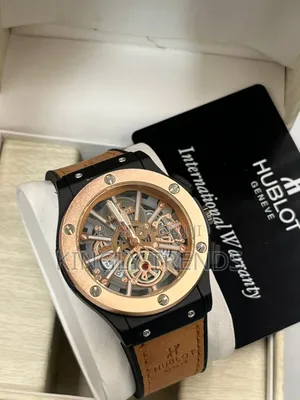 Hublot Fancy Leather Wristwatch