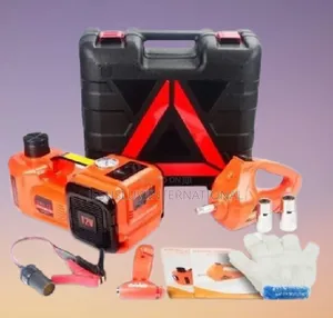 Automatic Mobile Electric Car Jack 5 Ton - Impact Wrench- Tyre Pump