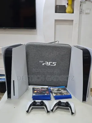 Ps5 Fat With 1 Pad, 2 Games