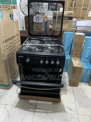 Scanfrost 3 Gas Cooker +1electric 60×60 – Oven Light Grill Function