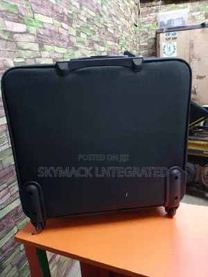 Black Soft-Sided Rolling Suitcase or Equipment Case