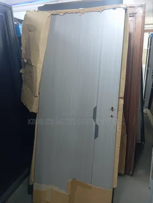 3ft Grey HDF Wooden Door