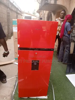 Hisense Ref-205drb 204l Top Freezer Fridge Red + Dispenser (New)