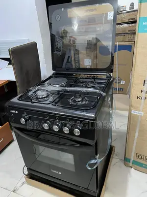 . Scanfrost 3+1electric Gas Cooker – Strong Cast Iron Pot Support
