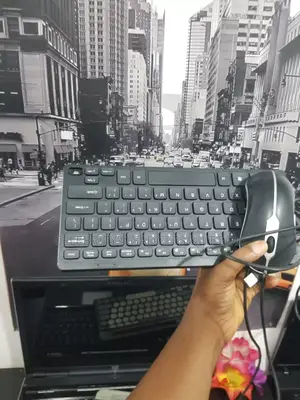 Wireless Keyboard and Mouse for Desktops and Laptops