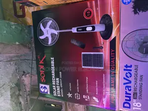 18”Sonik Solar Rechargeble Fan
