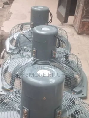 Industrial 18 Inches Heat Extractor Fan With Front and Back Net